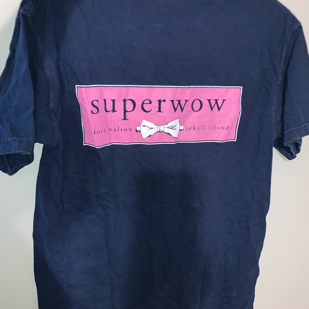 Navy SuperWow shirt
